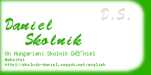 daniel skolnik business card